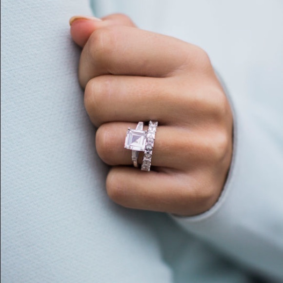Everly Rings Asscher Cut “The Vera Ring" - Picture 2 of 3